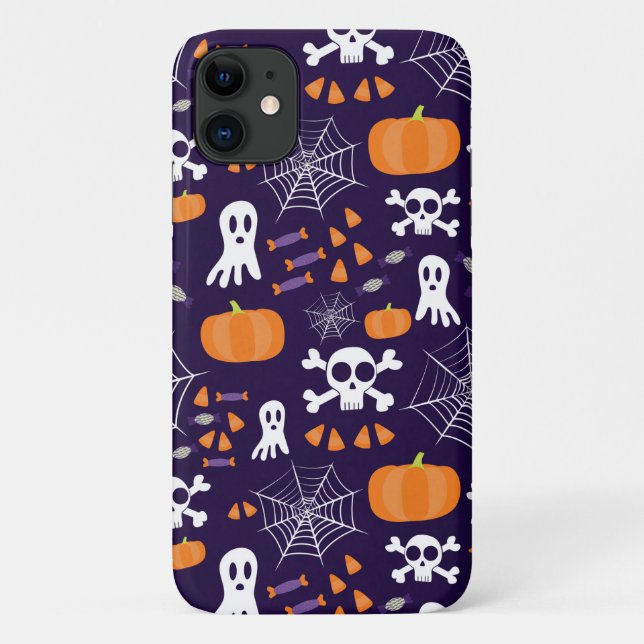 Fun Spooky Halloween Characters Case-Mate iPhone Case (Back)