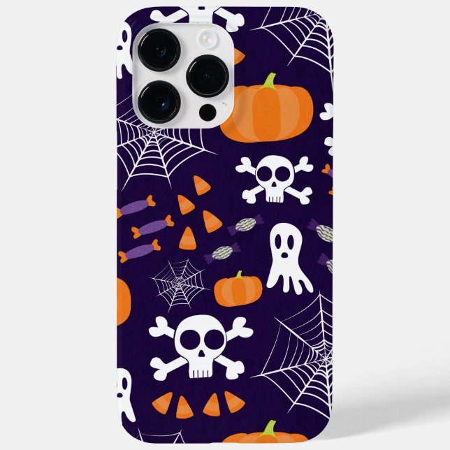 Fun Spooky Halloween Characters Case-Mate iPhone Case (Back)