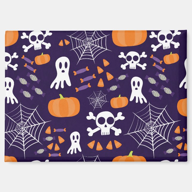Fun Spooky Halloween Characters Magnet (Front)
