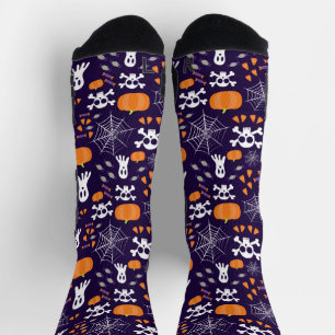 Fun Spooky Halloween Characters Socks