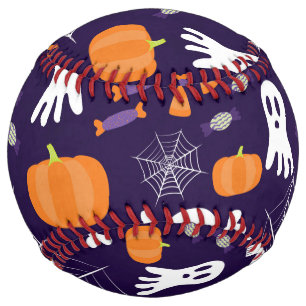 Fun Spooky Halloween Characters Softball