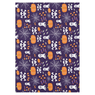 Fun Spooky Halloween Characters Tablecloth