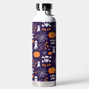 Fun Spooky Halloween Characters Water Bottle