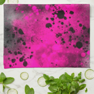 Fun spray paint effect Tea Towel
