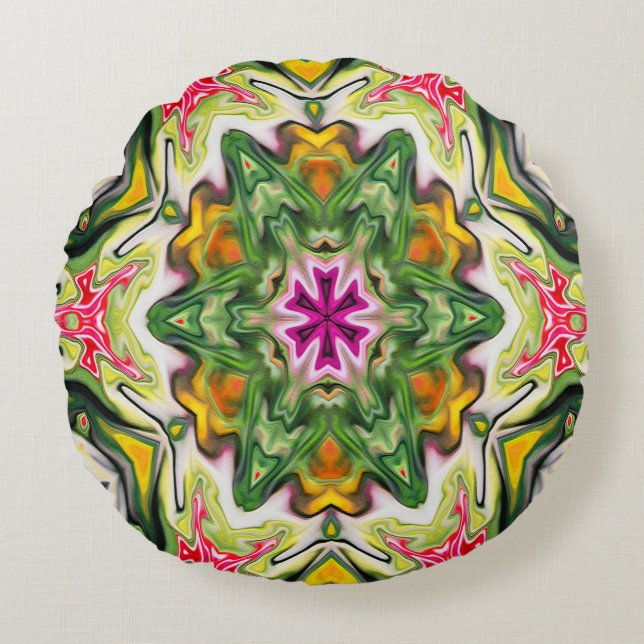 Fun Spring Garden...... Round Cushion (Front)