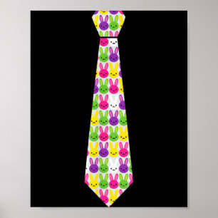 Fun spring toddler shirt funny easter tie for men  poster