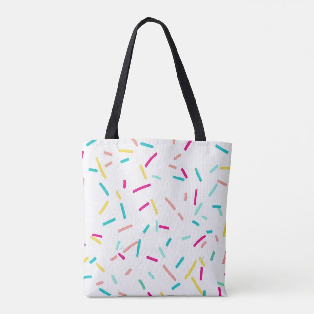 Fun Sprinkles Tote Bag – Colourful Candy Sprinkle (Back)