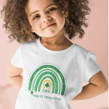 Fun St Patrick Boho Rainbow Luck Clover Leprechaun