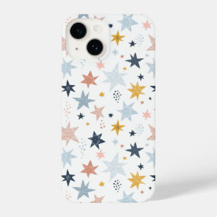 Fun Star Pattern iPhone 14 Case
