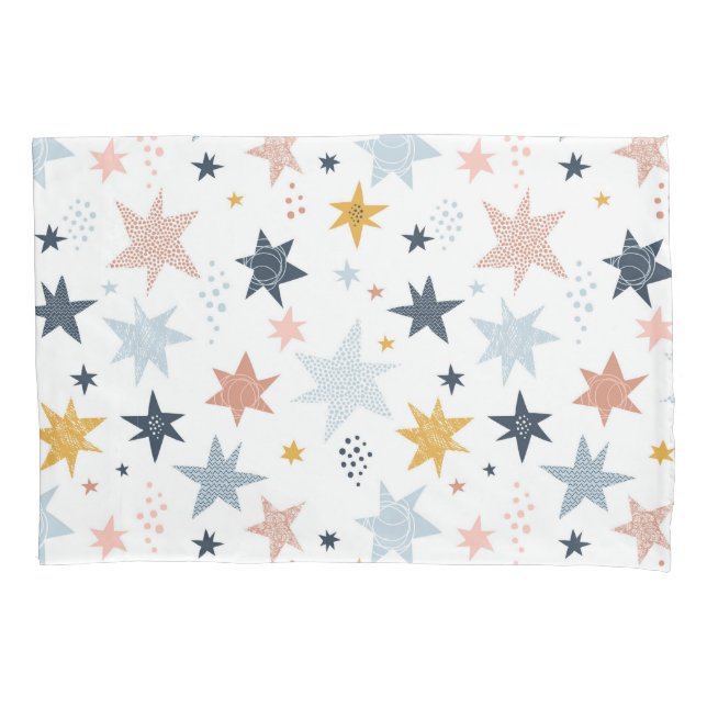 Fun Star Pattern Pillowcase (Front)