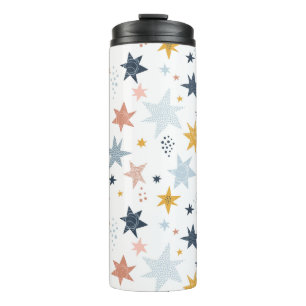 Fun Star Pattern Thermal Tumbler