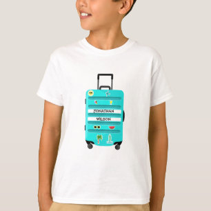 Fun Stickers Travel Kid's Luggage  T-Shirt