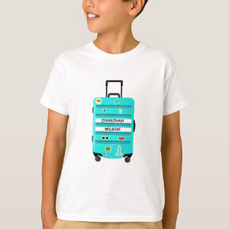 Fun Stickers Travel Kid's Luggage T-Shirt
