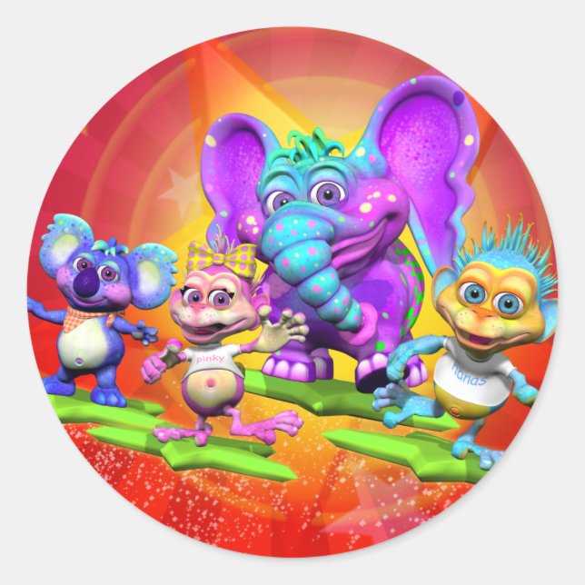 Fun Stickers with "The GiggleBellies" (Front)