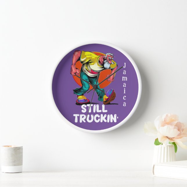 Fun Still Truckin' Clock (Home)