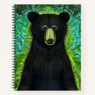 Fun Storybook Little Black Bear Notebook