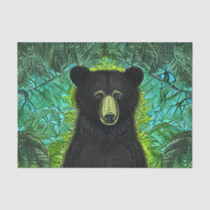 Fun Storybook Little Black Bear Tissue Paper