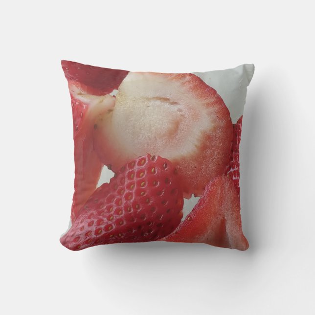Fun Strawberry Pillows by RoseWrites (Front)