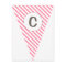 Fun Stripe Hot Pink Customisable Flag Bunting