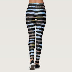 Fun Stripe Pipster Unique Cool Pattern Leggings