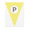 Fun Stripe Yellow Customisable Flag Bunting
