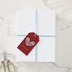 Fun Stylist Sweet Heart Party Supplies Template Gift Tags