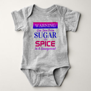 Fun Sugar To Spice Toddler or Baby Bodysuit
