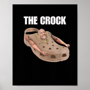 Fun Summer Beachgear - If You Aint Crocn You Aint Poster
