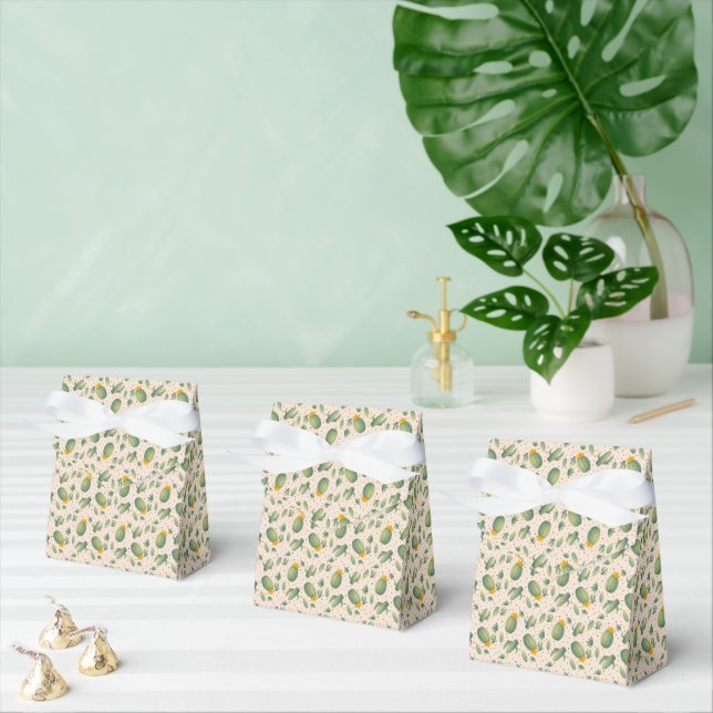 Fun Summer Cactus  Favour Box (Multiple)