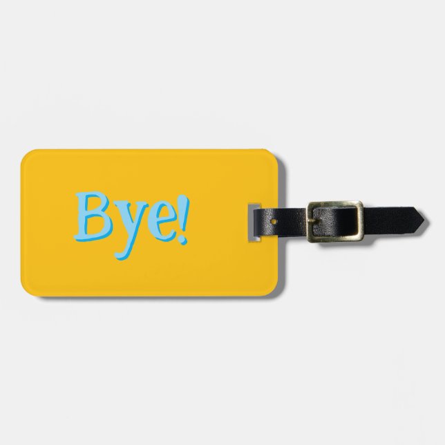 Fun Summer Luggage Tag  (Front Horizontal)