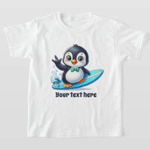 Fun Summer penguin add text unisex  T-Shirt