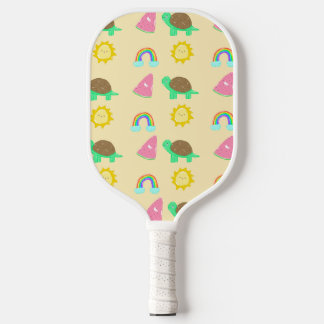 Fun summer pickleball paddle
