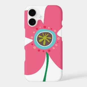 Fun Summer Pink Daisy Pop Flower Whimsical & Cute