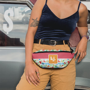 Fun Summer Stylish Monogram Bum Bags