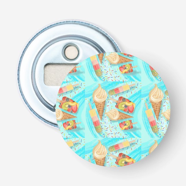 Fun summertime themed button/bottle opener (Front)