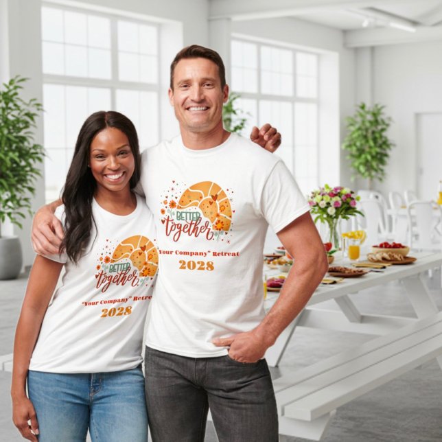 Fun Sun Retro Better Together Customised Name Year T-Shirt (Creator Uploaded)