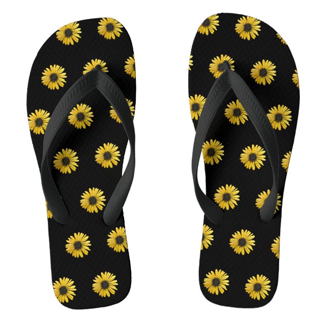 Fun Sunflowers Thongs (Footbed)
