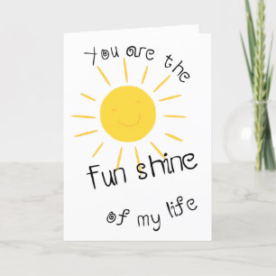 Fun Sunny Add a Name and Age Happy Birthday Card