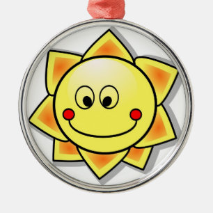 Fun Sunshine Christmas Ornament