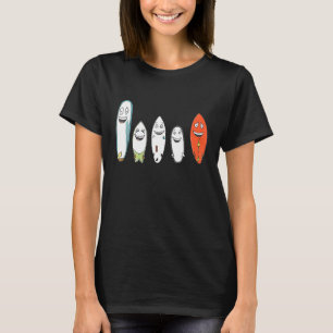 Fun Surfboard Tee Surfing T Shirts for Men Women a