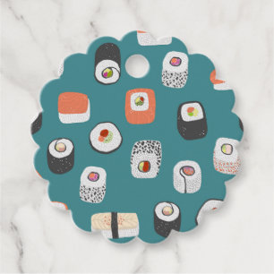 Fun Sushi Favour Tags