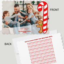 Fun sweet XmaS Gingerbread-Candy Cane-Odd One Out