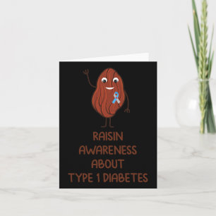 Fun T1d Type 1 Diabetes Awareness Ribbon Gift Card