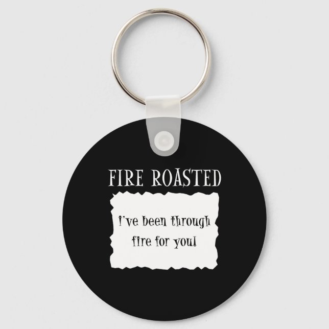 Fun Taco Sauce Group Halloween Costume Hot Fire Ro Key Ring (Front)