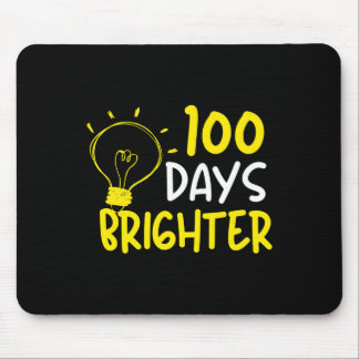 Fun Teacher Quote 100 days brights Mouse Pad