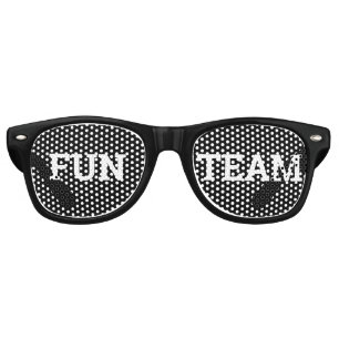 FUN TEAM retro Shades / Fun Party Sunglasses