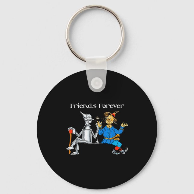 Fun Tee Shirt Friends Forever Wizard Of Oz Ecrow  Key Ring (Front)
