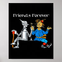 Fun Tee Shirt Friends Forever Wizard Of Oz Ecrow 