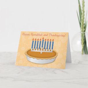 Fun Thanksgivukkah (Thanksgiving/Hanukkah) Card