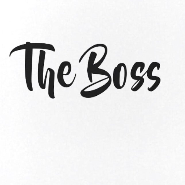 FUN, THE BOSS 6 CM ROUND BADGE (An ideal gift for your boss or a fun gift for your partner.)